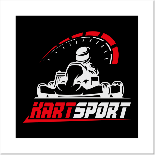 Kartsport Wall Art by printedartings